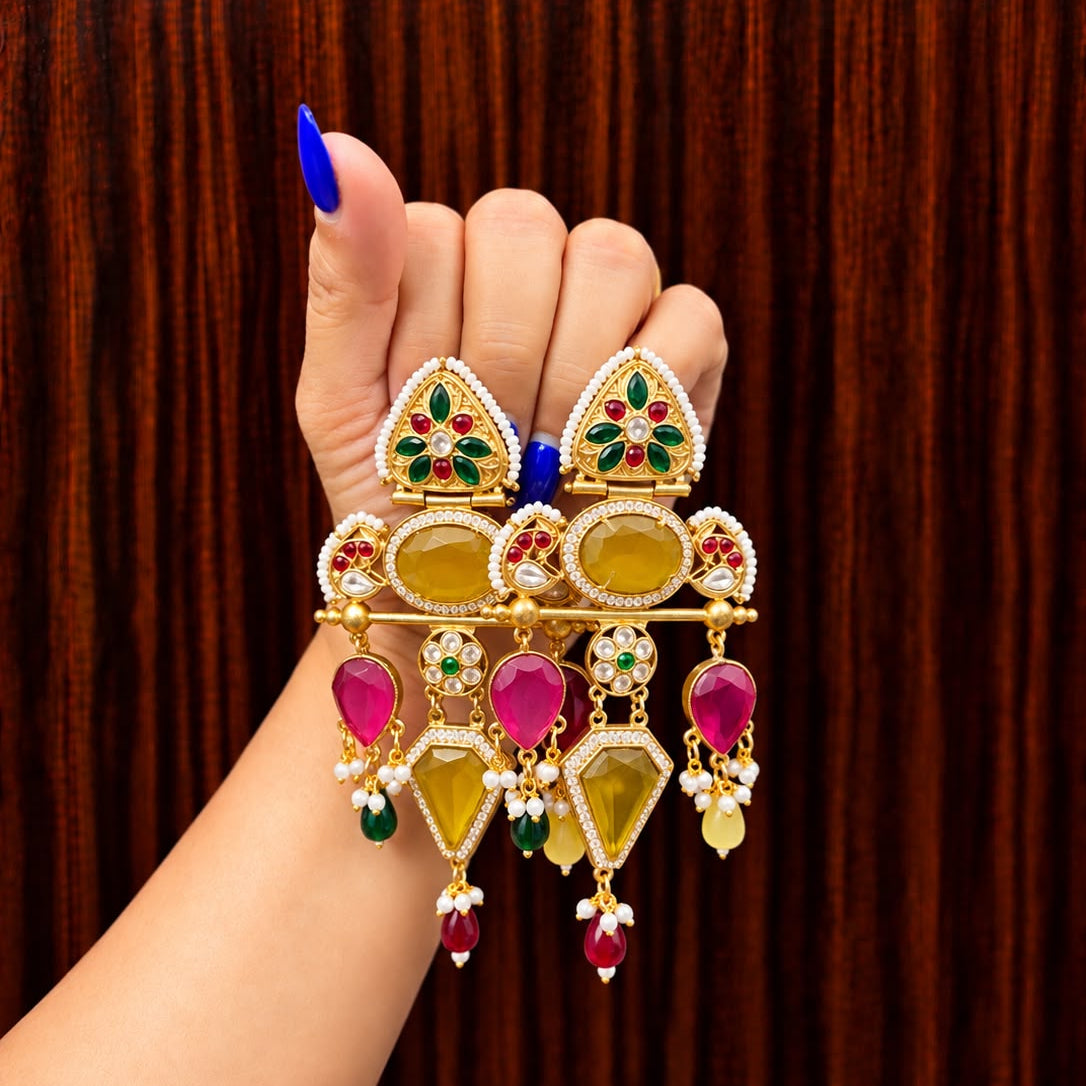 Nityani Kemp Stone Earrings