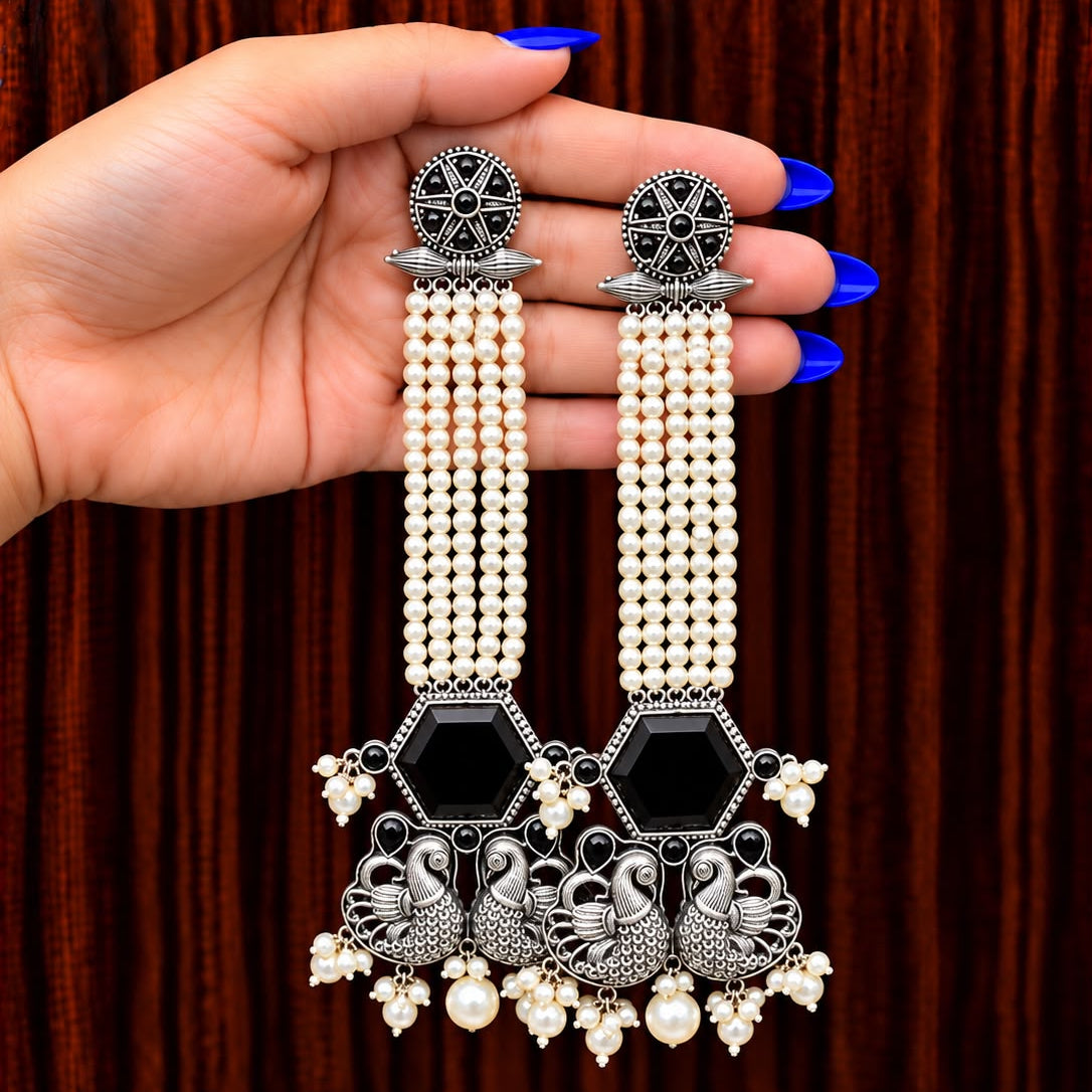 Alpana Oxidised Earrings