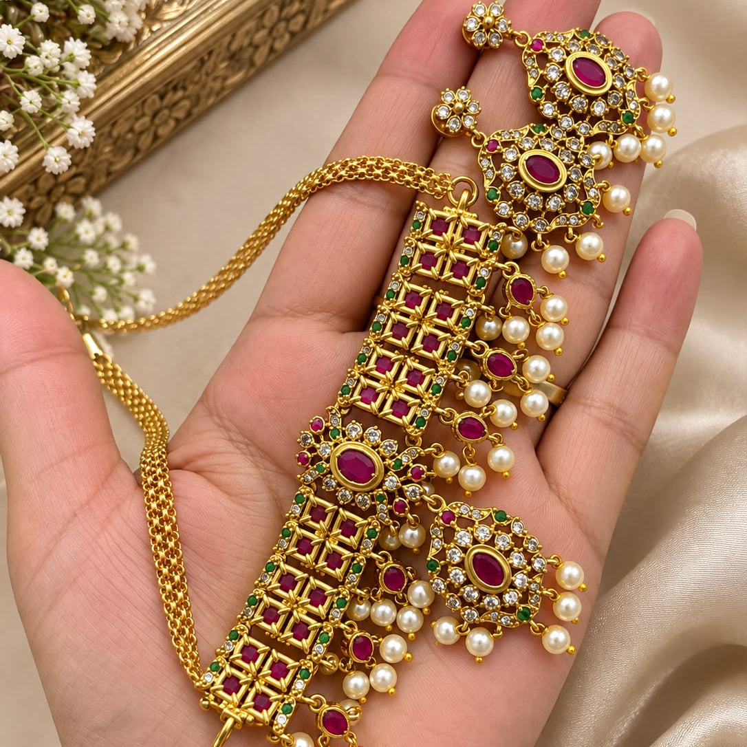 Lakshmi neckpatti necklace