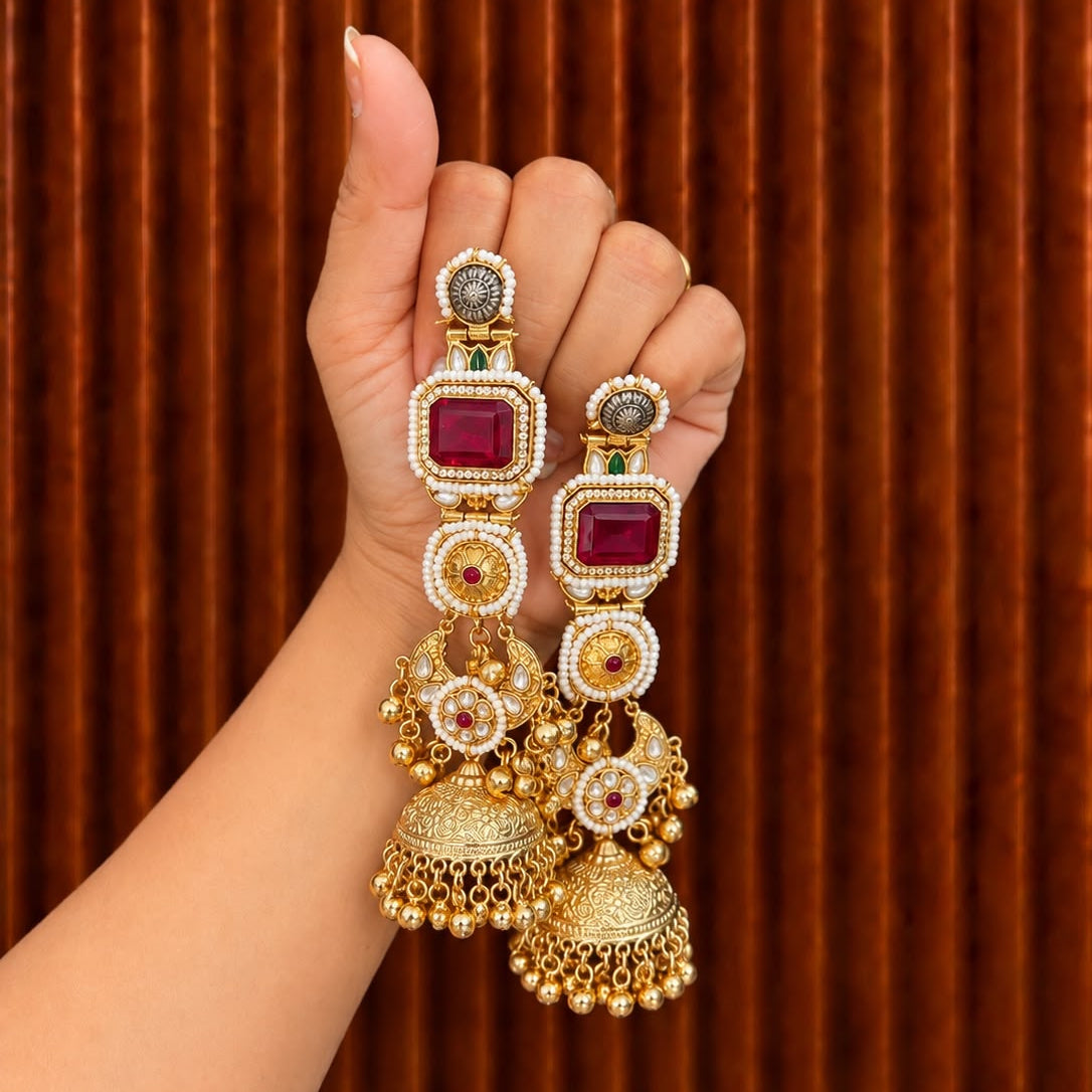 Rubina Jhumka Earrings