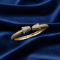 Majestic Panther Gold Cuff Bracelet