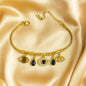 Golden Evil Eye Protection Bracelet