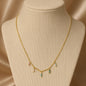 Aurora Baguette Multi-Stone Necklace