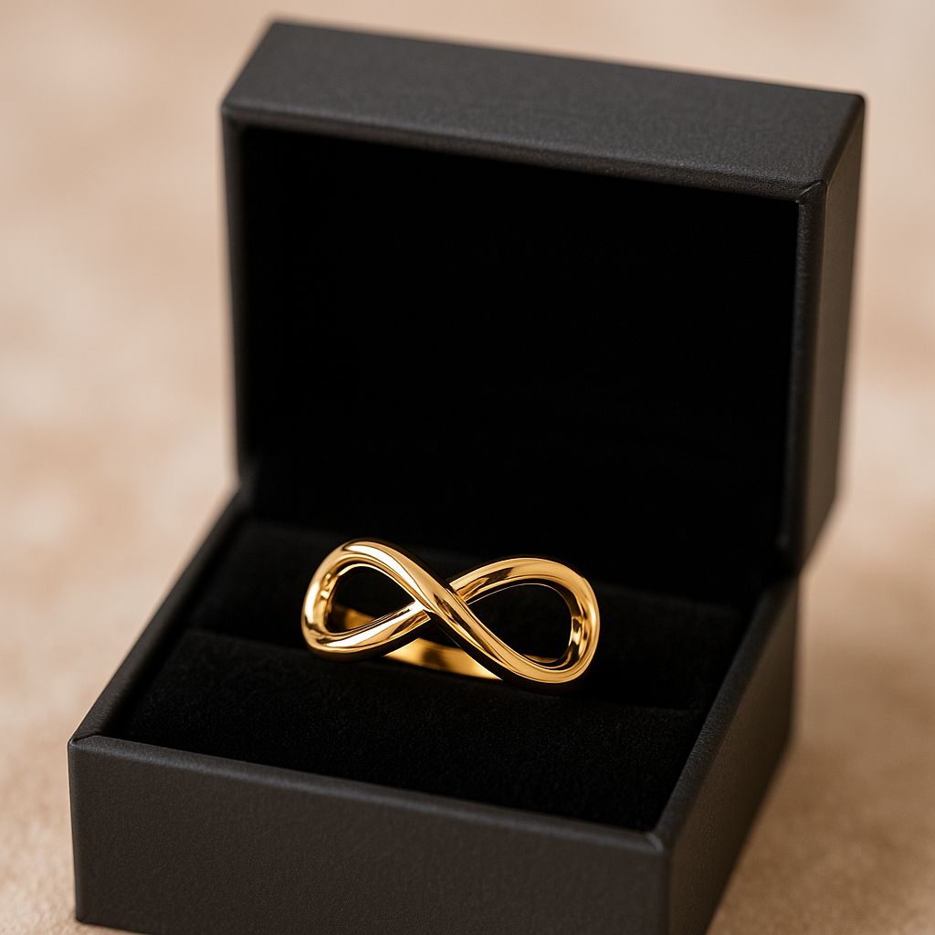 Timeless Gold Infinity Ring