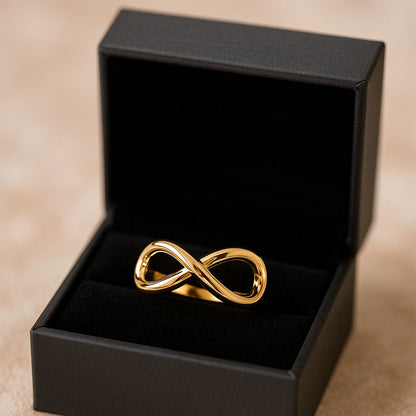Timeless Gold Infinity Ring