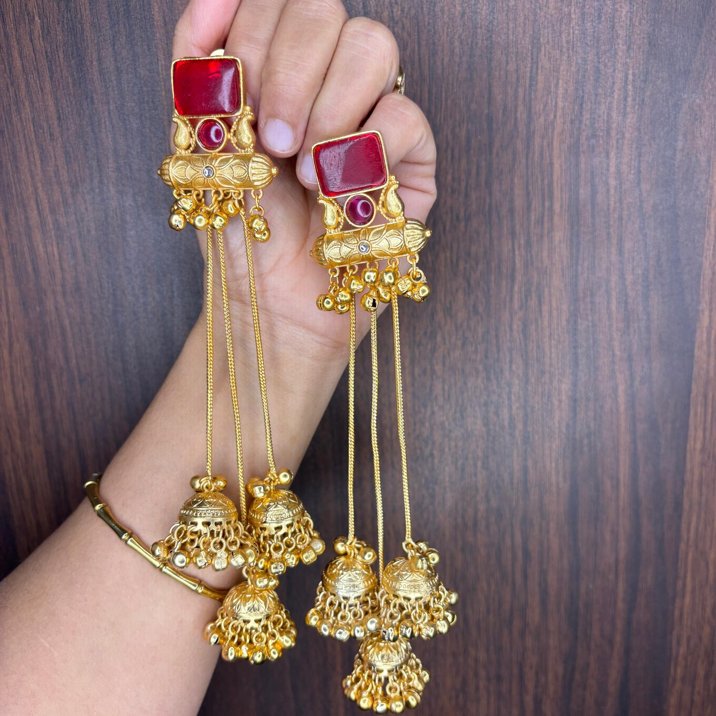 Raktima Royal Jhumka Earrings