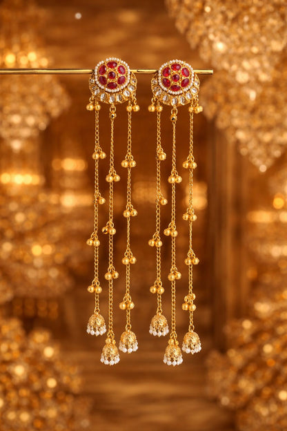 Anika Earrings Pink