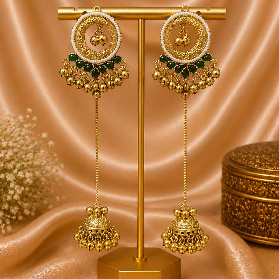 Aadhira  Jhumka Earrings