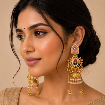 Ira  Jhumka Earrings