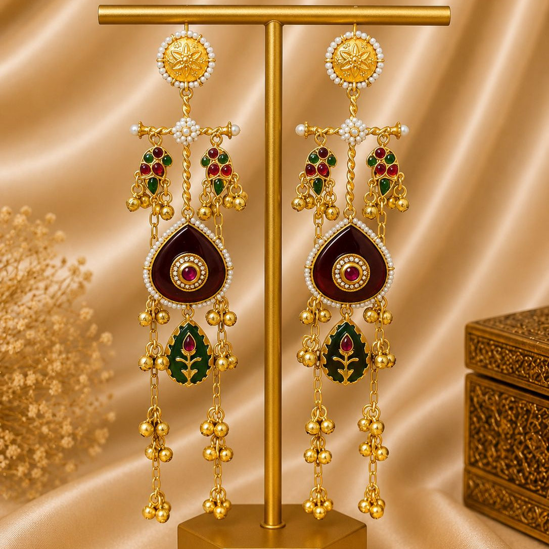 Gulnaar Long Earrings