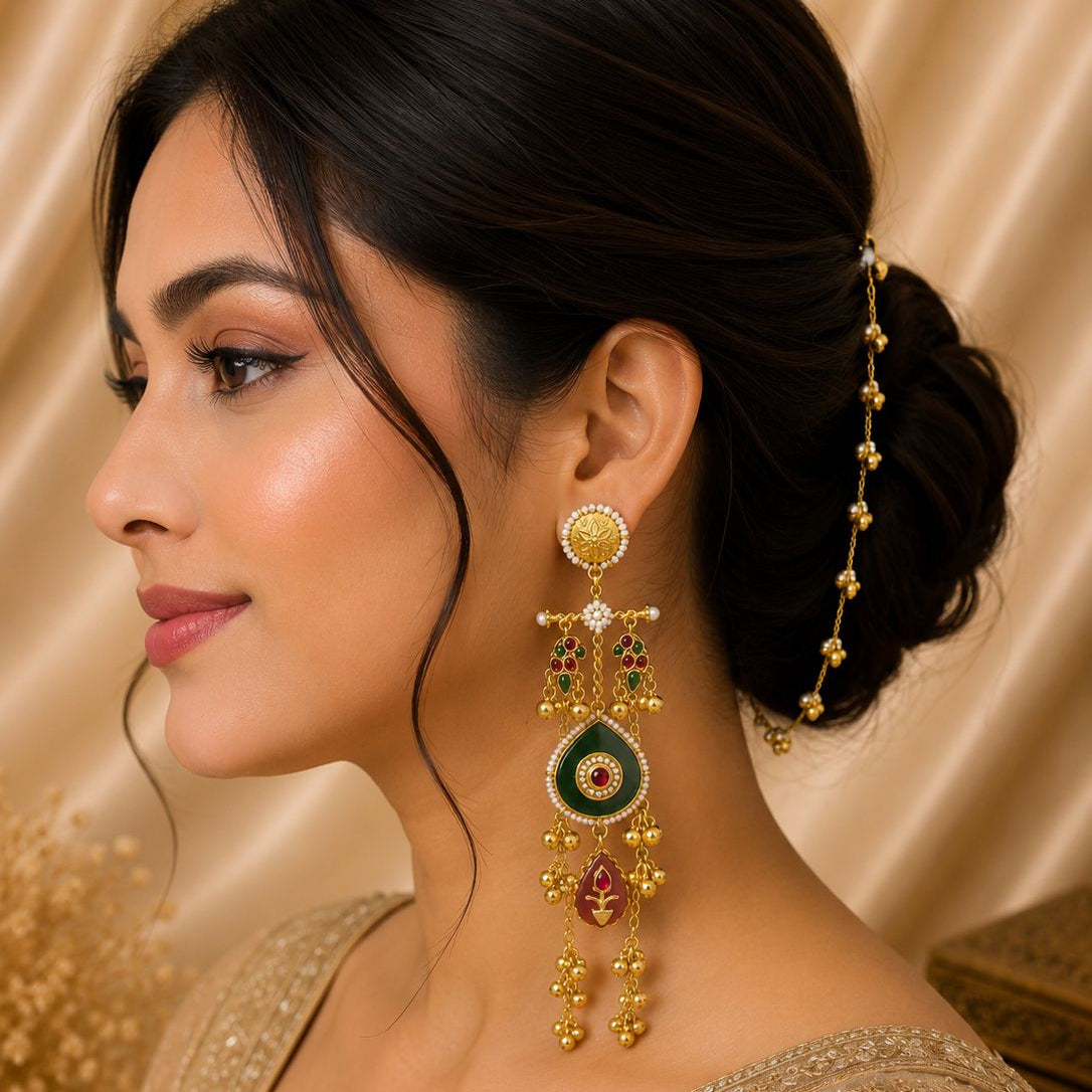 Gulnaar Long Earrings