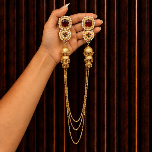 Kashvi Earrings with Necklace