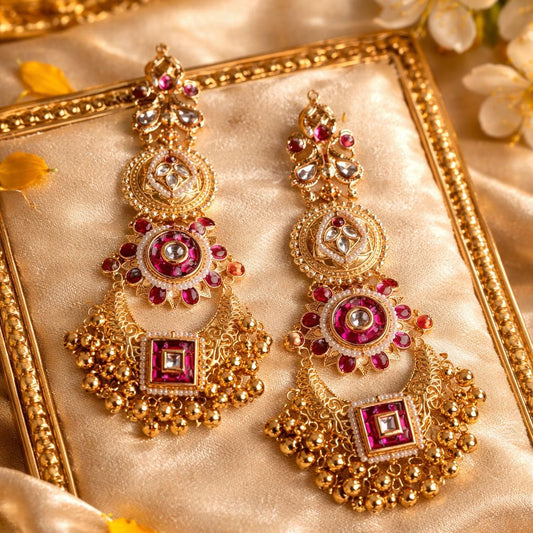 Tanvi Earrings Pink