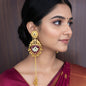 Vedika Red kashmiri Earrings
