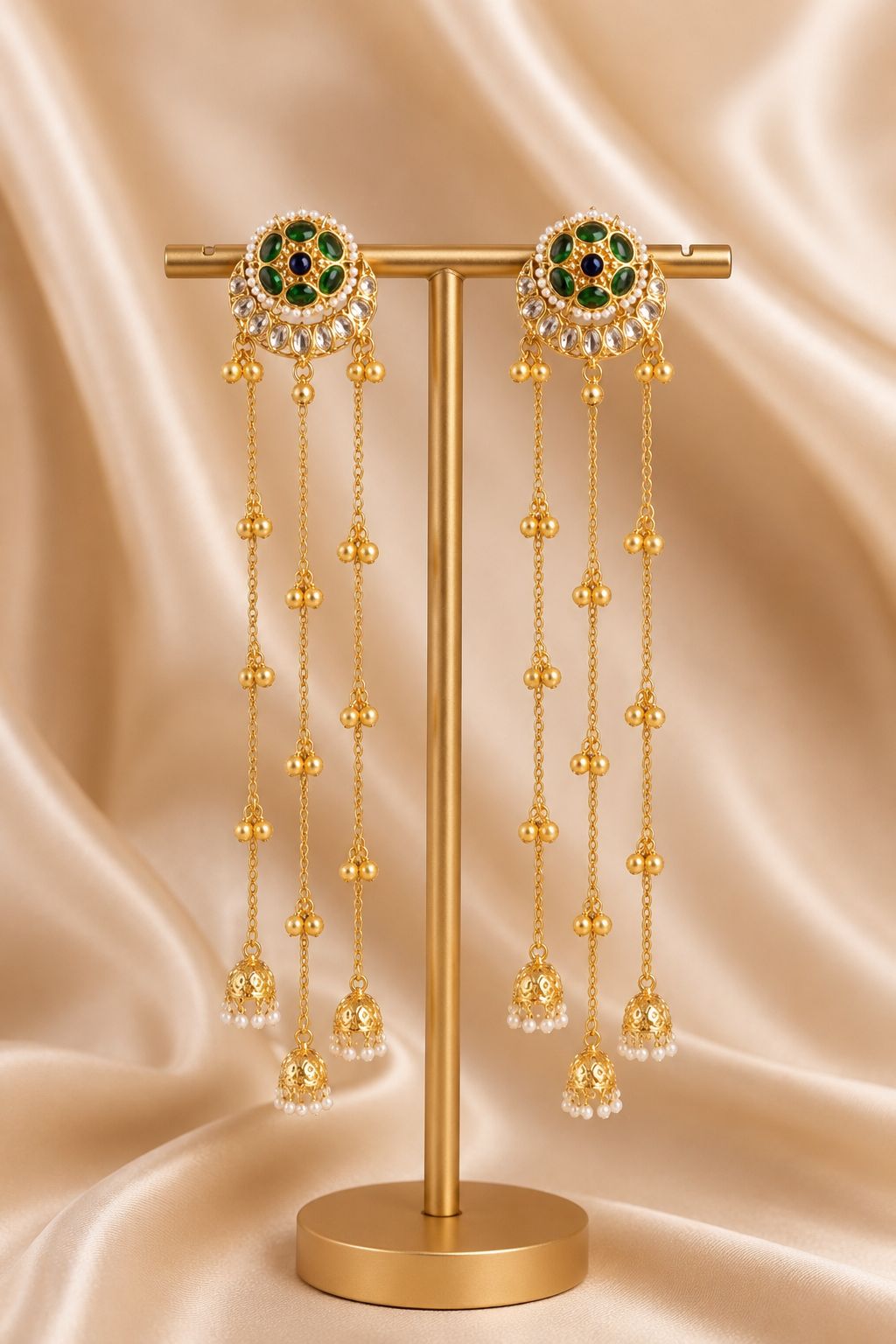 Anika Earrings Green
