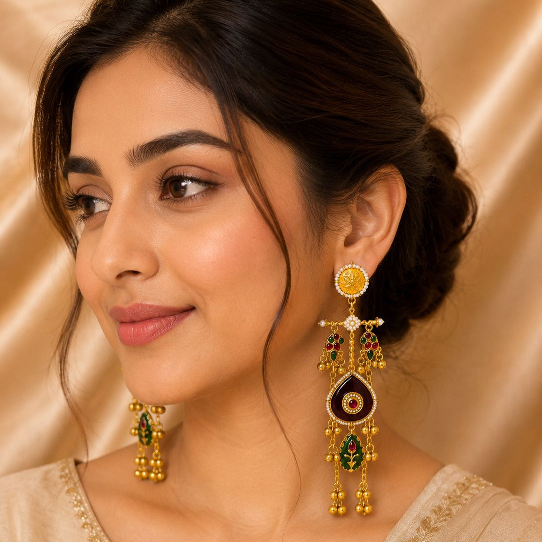 Gulnaar Long Earrings
