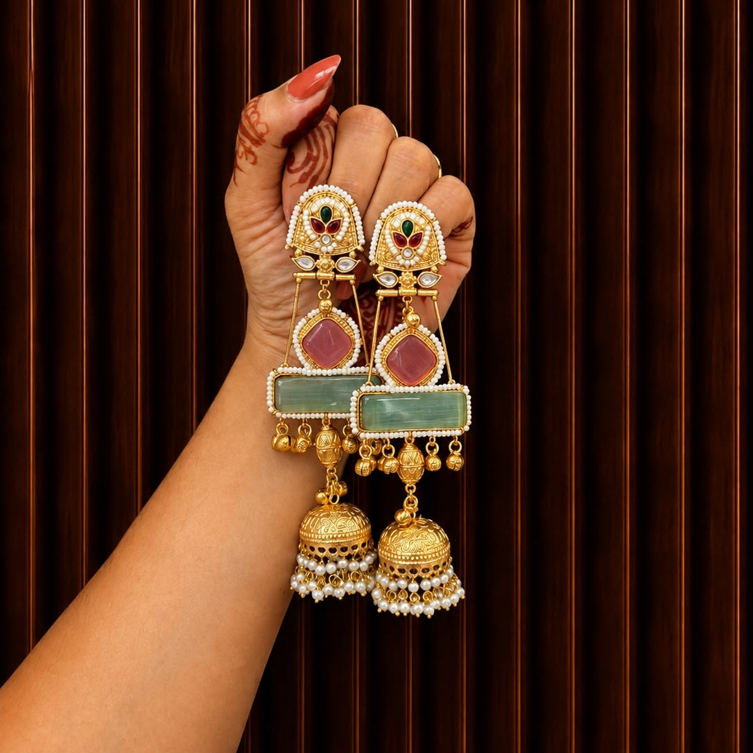 Jhalak statement Earrings