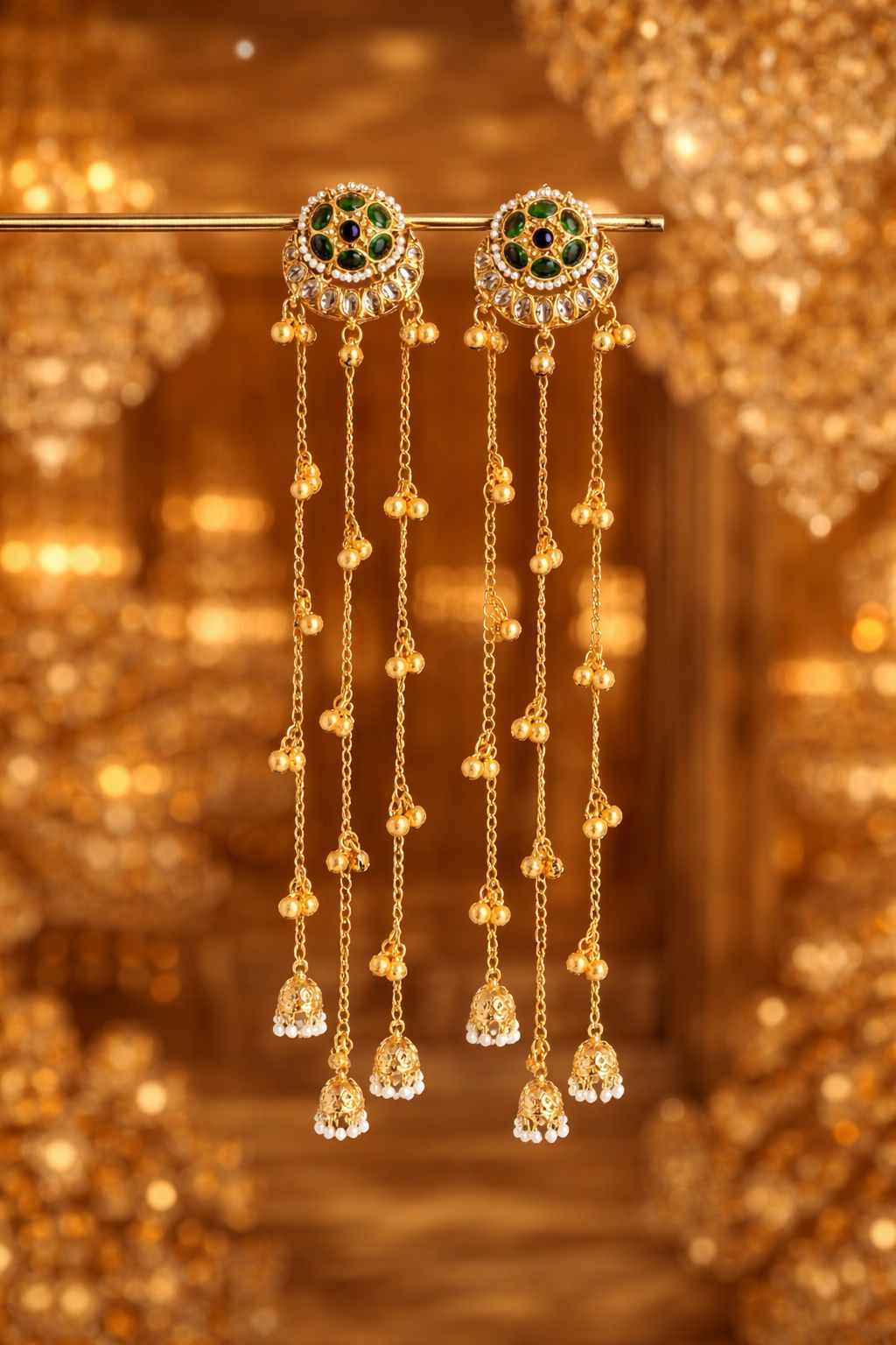Anika Earrings Green