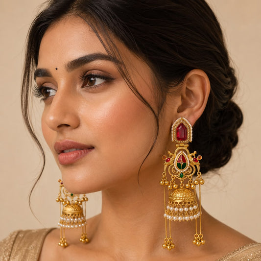 Ira  Jhumka Earrings