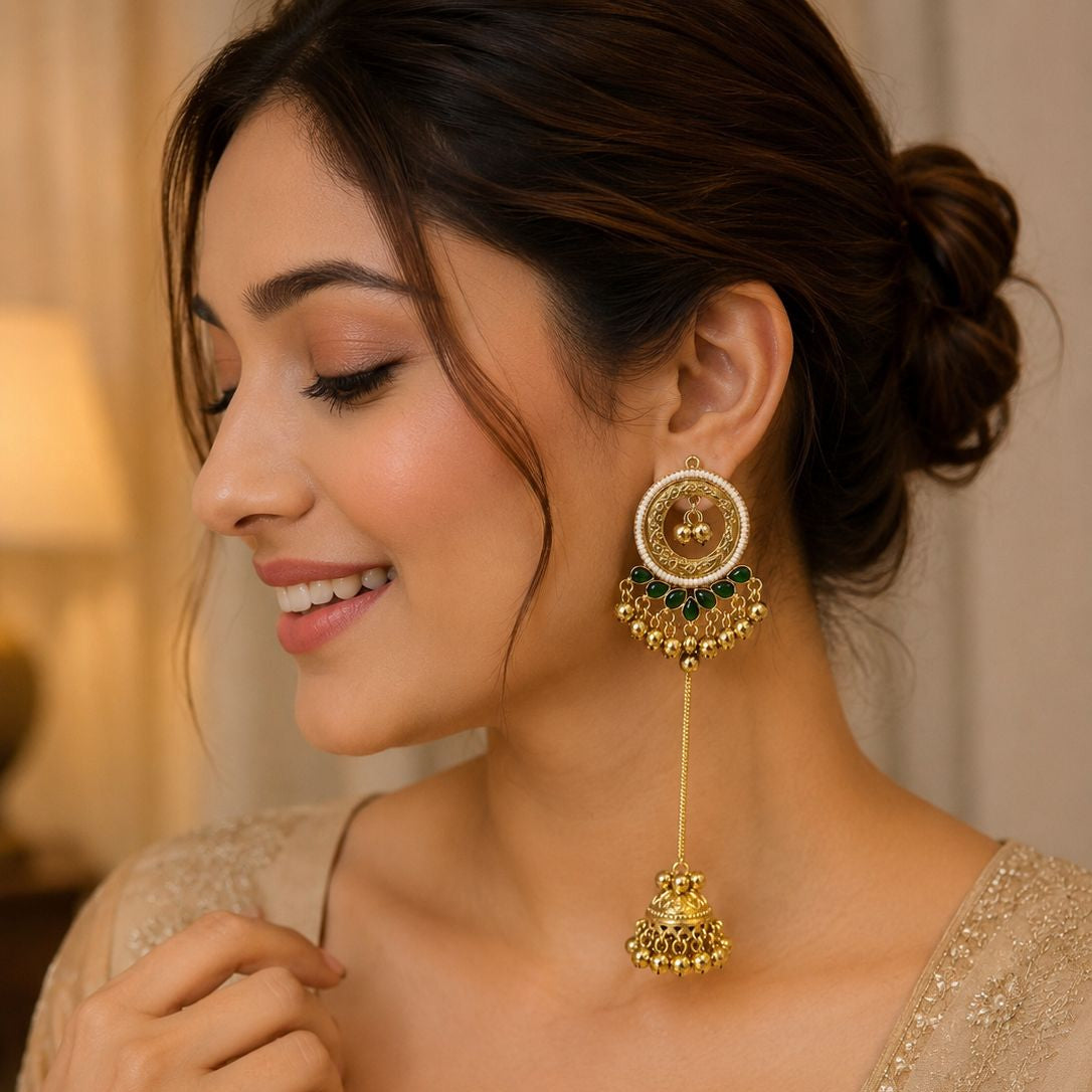 Aadhira  Jhumka Earrings