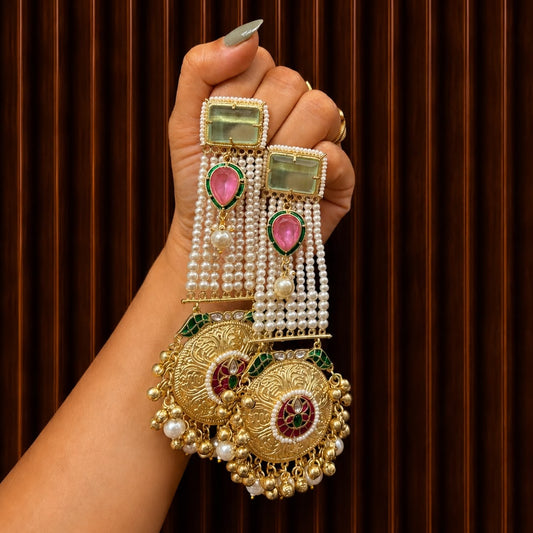 Zara statement earrings