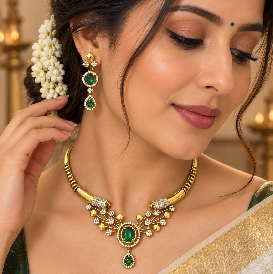 Khushi Gold Necklace