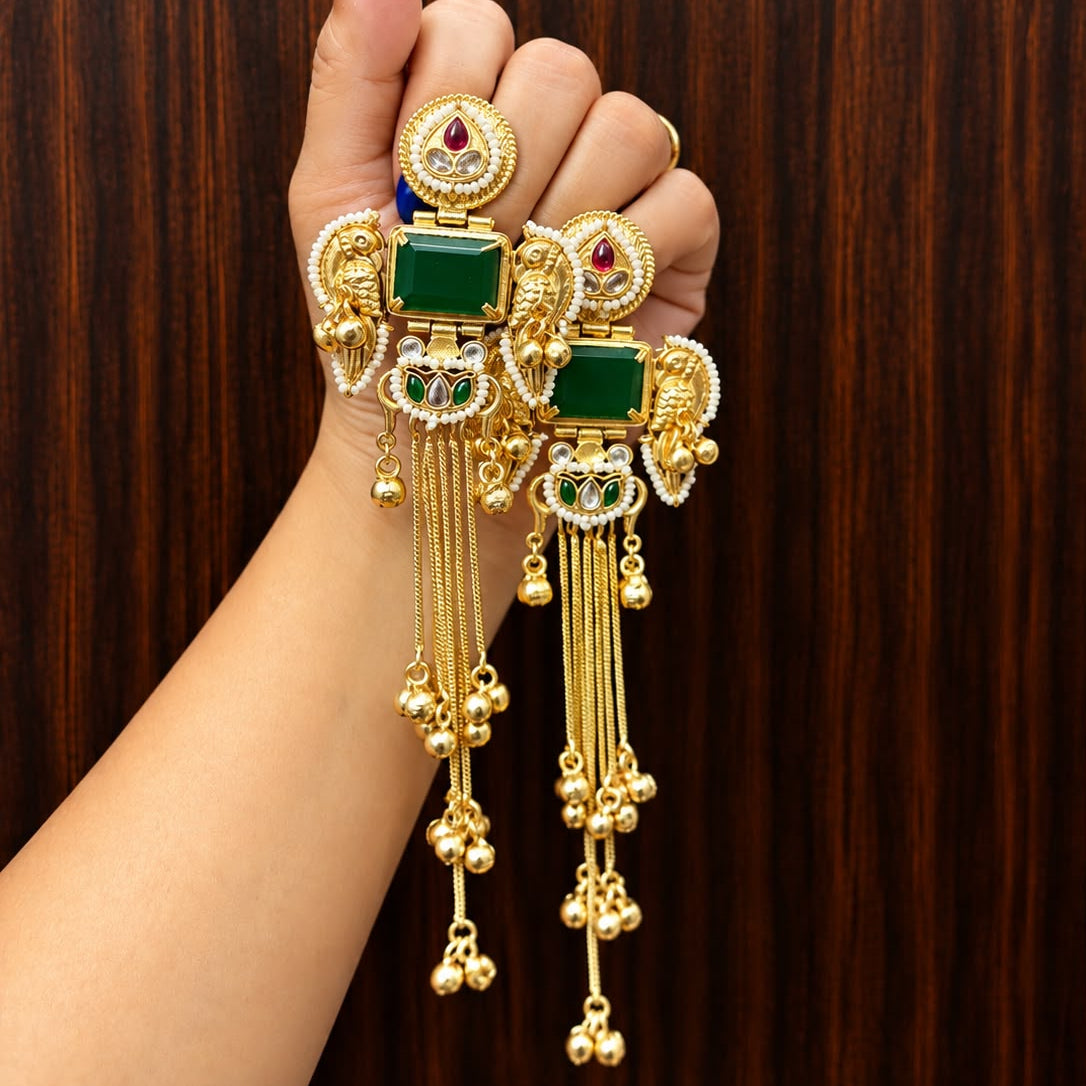 Vrinda Kashmiri Earrings