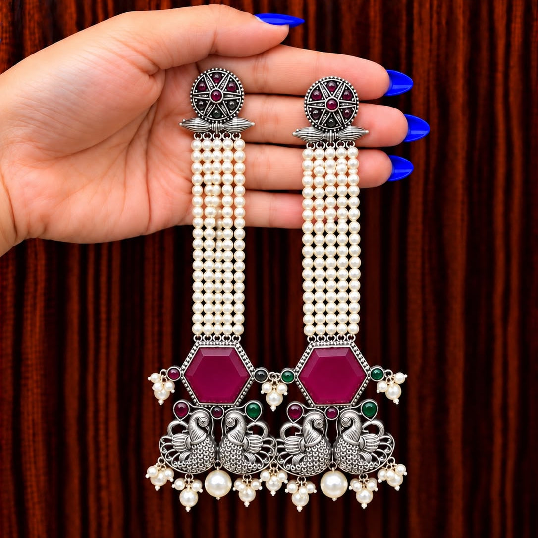 Alpana Oxidised Earrings