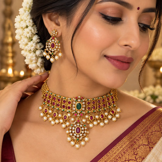 Lakshmi neckpatti necklace
