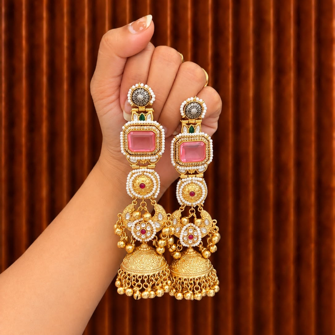Rubina Jhumka Earrings